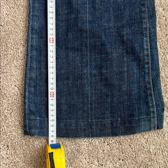 Citizens Of Humanity Faye # 003 Low Waist Full Leg Blue Jeans - Picture 4 of 14